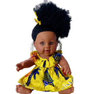 African doll in Chacha dress "Africa Village"