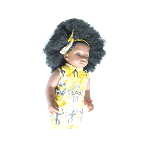 Afro babypuppe: Janea geht aus