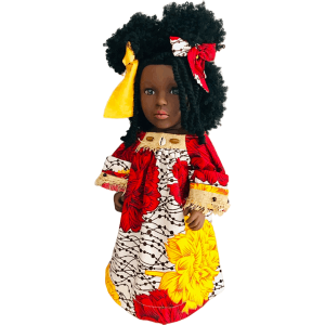 Jengue Doll en Kaba Fleuri