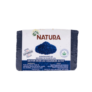Natura detoxifying black soap with activated charcoal