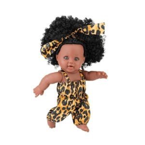 Eding Afro baby doll in "Dark Leo"