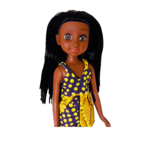 KEMI Afro Teen Doll en tenue "Fire Fly"