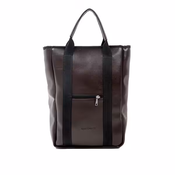 Sac à dos et à main BISSONNE Marron – Image 2