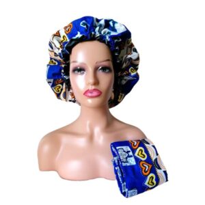 Reversible Satin Hat & Headband - Color: Sawa
