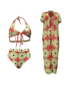 Set Bikini et cape de plage